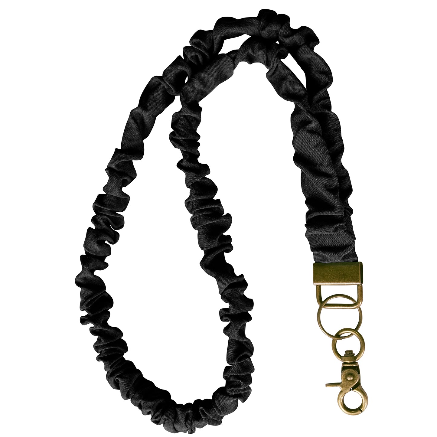 WEZEBEL Scrunchie Lanyard for ID Badge and Keys - Stretchy Lanyard for Women Nurse Teacher Office