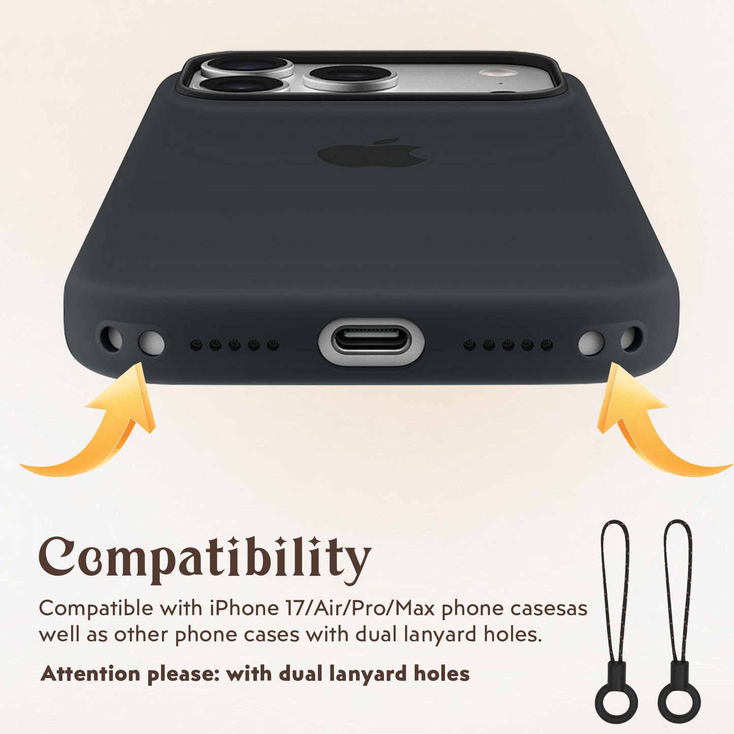 WEZEBEL Women’s Crossbody Strap for Cell Phone, Adjustable Nylon Lanyard & Accessory Kit for iPhone for Everyday Carry