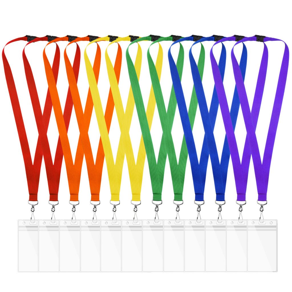 Breakaway lanyards with waterproof badge holders
